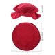thumbnail image 2 of IDEANATEGRATE Boina Medieval Para Eventos Renacentistas En Poliéster Y Plegable Color Oscuro, 2 of 8