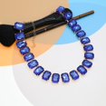 thumbnail image 6 of Rhinestone Gemstone Choker Collar Necklace for Women Sparkly Colorful Emerald Neck Chain Statement Necklace, 6 of 6