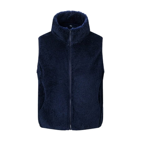 

Fall/Winter Savings Clearance! 2024 AGkizg Baby Girls Clothes Toddlers Girls Casual Fleece Waistcoats Children s Loose Button Long Sleeved V-neck top/shirt Blue 140