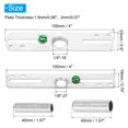 thumbnail image 2 of Unique Bargains 4" Light Crossbar Kit, Universal Light Fixture Mounting Bracket with 1/8IP and 1/4IP Tap Center Hole, 4 Set, 2 of 6