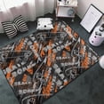 thumbnail image 3 of Letters Skateboard Graffiti Shaggy Area Rug, Rugs for Living Room Bedroom Non Slip Door Mat Indoor Carpet Machine Washable Nursery Home Decor Floor Mats for Entryway 60x39in-#, 3 of 5
