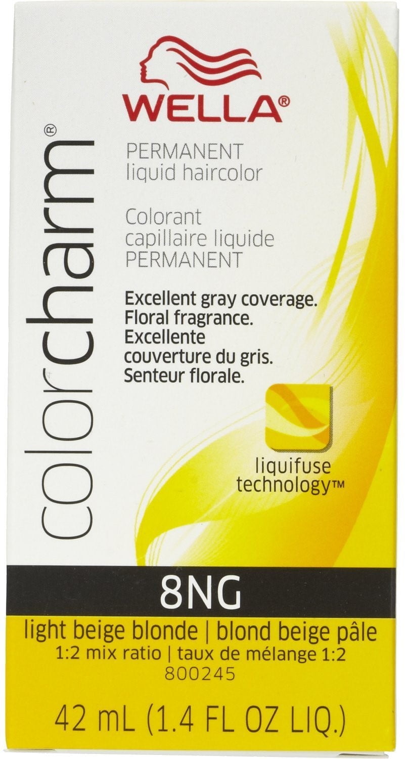 Wella 6 Pack Wella COLOR CHARM, HAIR COLOR Liquid Haircolor 8NG