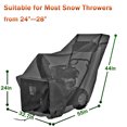thumbnail image 4 of CGACOL Snow Thrower Cover Heavy Duty 600D Oxford Upgraded Snow Blower Cover w/ 2 Windproof Buckles Outdoor Snow Machine Protector Universal Fit 24"-26", 4 of 5