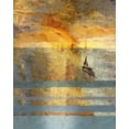 thumbnail image 2 of Wiley, Marta 26x32 Gold Ornate Wood Framed with Double Matting Museum Art Print Titled - Light on The Water No. 1, 2 of 4