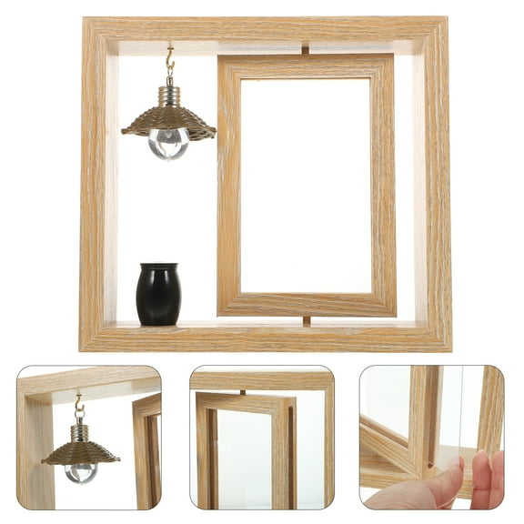 1 Set of Memorial Picture Frame With Cremation Urn Photo Frame for Departed Loved Ones Dog Cat