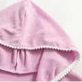 thumbnail image 6 of breaise Girl's Fleece Hooded Robe,Kids Soft Zip-Up Beach Bathing Suit Lightweight Swim Cover Up Pink, 6 of 8