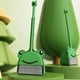 thumbnail image 1 of mfyjkho Mini juego de escoba y recogedor|pala plegable para recoger excrementos de perro|cesta resistente para excrementos de mascotas, 1 of 2
