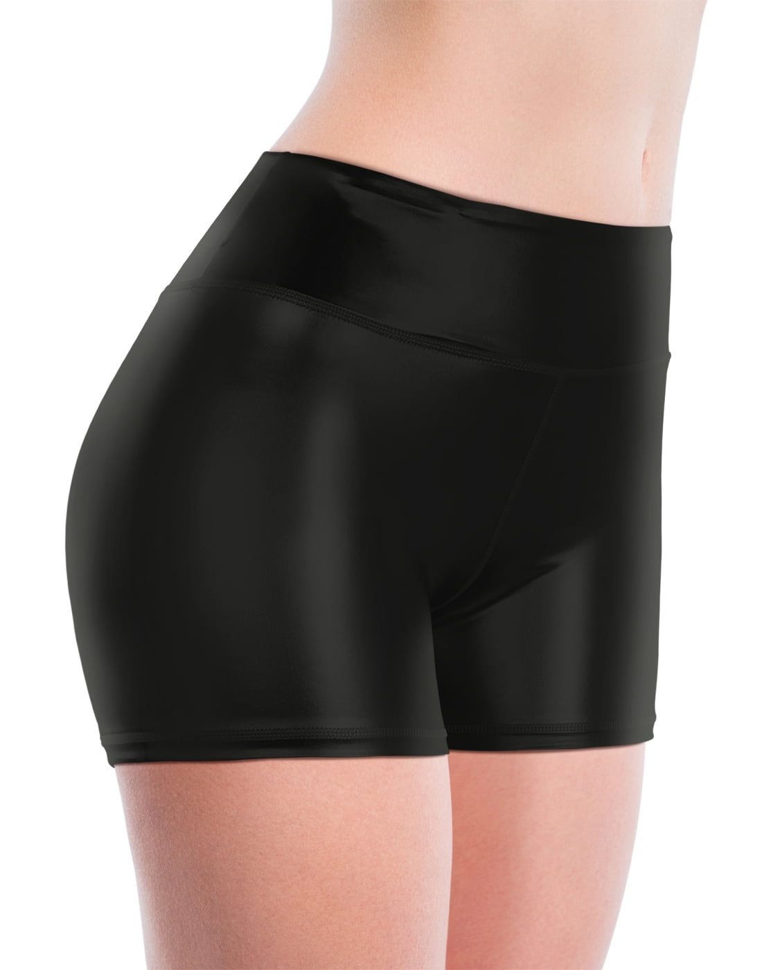 high waisted rave shorts