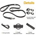 thumbnail image 2 of Heytea Hands Free Dog Leash Multifunction Dog Training Leash Reflective Adjustable Nylon Bungee Leash Double Leash For Small Mediumlarge Dogs(l) - L(, 2 of 5
