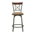 thumbnail image 4 of Weston Home Shapel Bar Stool Adjustable Height, Bronze, Set of 3, 4 of 10