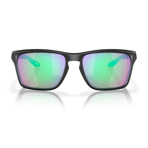 Oakley Men's Oo9448f Sylas Low Bridge Fit Rectangular Sunglasses, Matte Black Ink/Prizm Golf, 58 mm