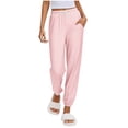 thumbnail image 2 of lmcalzta Womens Sweatpants Lounge Joggers Athletic Yoga Pants with Pockets Lightweight Drawstring, 2 of 9