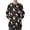 Black Christmas Snowman, variant on Binienty Santa Claus Nurse Jacket For Women Scrub Crew Neck Button Front Soft Breathable Fabric 4-Way Stretch Ideal for Hospital Work Xmas Nurse Suitable for Christmas Medical Workwear