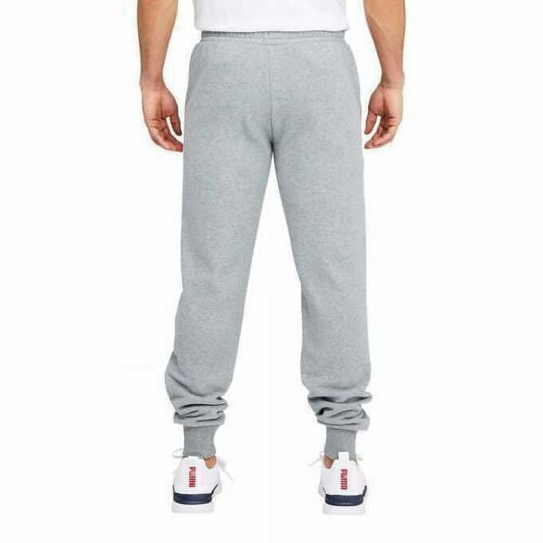 PUMA Men\'s Essentials Jogger Fleece Logo Embossed Sweatpants
