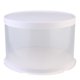 thumbnail image 1 of EeaseMX 1 caja de plástico para tartas con tapa de papel para embalaje de tartas de boda., 1 of 7