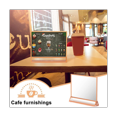 thumbnail image 3 of Support de Panneaux en Acrylique Transparent Horizontal Double Face pour Table de Mariage Numéros Restaurant, 3 of 6
