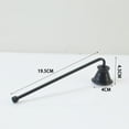 thumbnail image 7 of Pebbuoy Candle Extinguisher Stainless Steel Trumpet Shape Extinguishing Tool American-style Elegant Rust-proof Wick Cover for Putting Out Candle Flame, 7 of 7