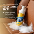 thumbnail image 3 of Multi-enzyme foam cleaner, a new type of no-rinse foam cleaner with a lemon scent. Comes with a cleaning sponge and a microfiber cloth. Ideal for deep cleaning car seats, shoes, sofas, and bags，2pcs, 3 of 9
