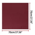 thumbnail image 2 of Bufandas de mujer de 70 cm, pañuelo cuadrado puro de Color liso liso, pañuelo para el cuello, pañuelo para el cuello Vino rojo 70x70cm/27.56x27.56(LxW), 2 of 5