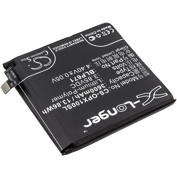 3600mAh BLP671 Battery for OPPO Find X Find X Dual SIM TD-LTE PAFT00 Find X Automobili Lamborghini Find X Dual SIM PAFM00