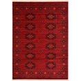 thumbnail image 1 of Unique Loom Tekke Over-Dyed Torkaman Area Rug 8' x 11' Rectangle Red/Black, 1 of 1