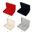 thumbnail image 2 of Caja de moda a prueba de polvo, vitrina, anillo de almacenamiento, bandejas planas, organizador, gran capacidad, suministros de boda para mujer Ropa, zapatos y accesorios Miscelánea Azul oscuro Minnieouse AP017453-02, 2 of 6