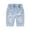 White, variant on QUDDERR 1-6Y Toddler Boys Denim Jeans Shorts Elastic Leg Denim Summer Casual Middle Pants
