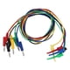 thumbnail image 1 of Kit de 5 Cables de Prueba con Clip de Gancho de Prueba de 4 mm A Conector Banana Apilable, Cable de Línea de Multímetro para Pruebas Eléctricas, 1 of 5