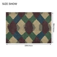 thumbnail image 4 of Yayeee Bath Rug for Bathroom Floor Non Slip Rectangle Fluffy Soft Absorbent Mat, 16"x24", Green Tartan Pattern, 4 of 7