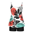 thumbnail image 6 of Taqqpue Tankini Swimsuits for Women Two Piece Tummy Control Swimsuits Flowy Blouson Floral Swim Tank Top with Boyshorts S-2XL, 6 of 6