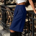 thumbnail image 7 of Xdegoge Women's High Waisted Wide Leg Culottes, Stylish Pleated Dress Shorts, Professional Business Casual Bottoms with Zipper Closure for Work and Daily Office Wear, 7 of 7