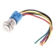 thumbnail image 5 of Bocina de Campana Interruptor de Botón Pulsador Momentáneo LED Azul Rojo 19 Mm Macarena, 5 of 7