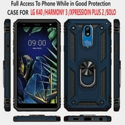 LG K40 / Solo LTE / K12 PlusCase, [NOT FIT LG K40S/K30] Case, STARSHOP Drop Protection Ring Kickstand Cover- Ink Blue