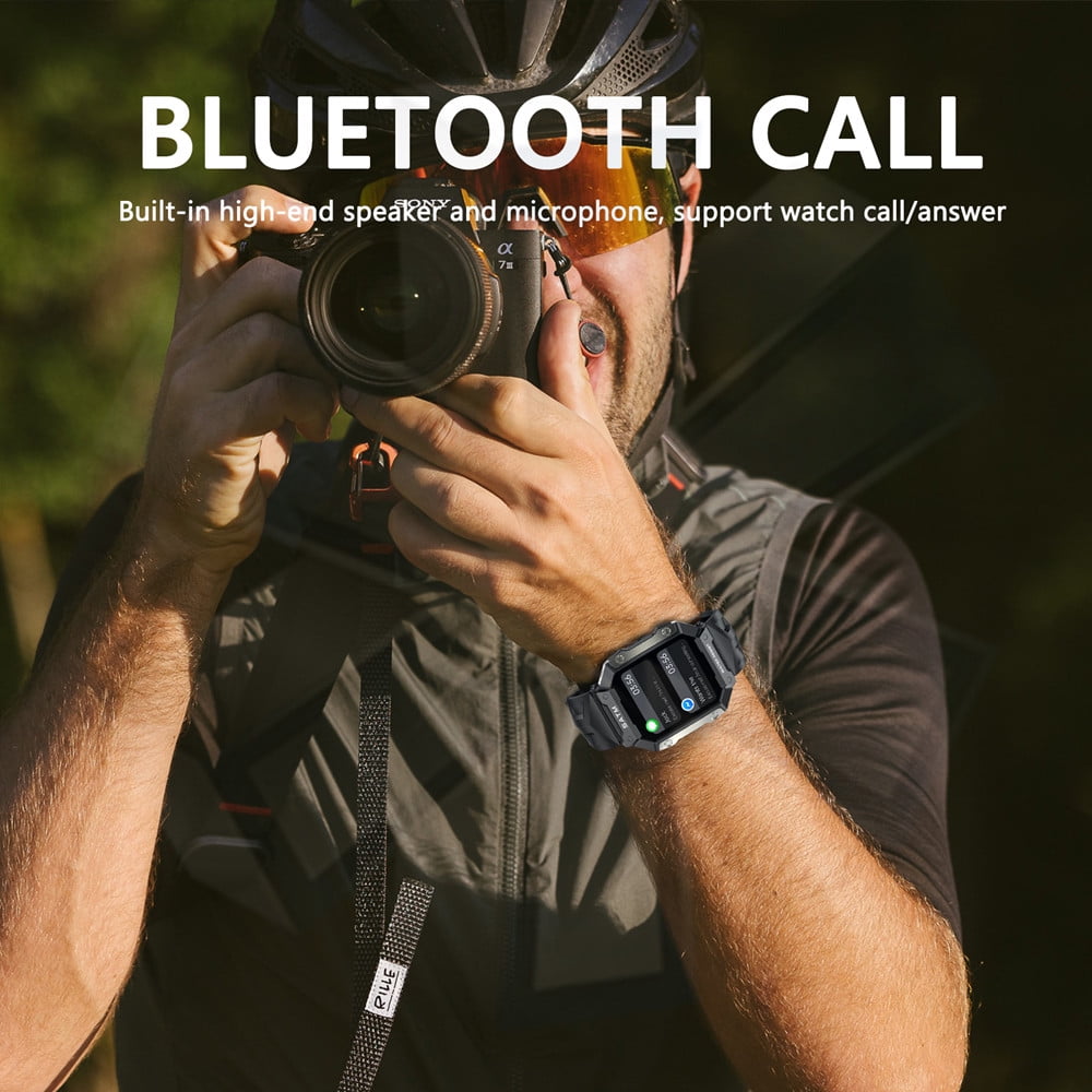 Rainbuvvy PG333 Smart Watch 1.92 Inch 330mah Bluetooth 5.0 for iOS or Android Outdoor Sports Watch
