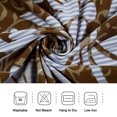thumbnail image 5 of PiccoCasa 1 Seater Sofa Slipcovers Stretch Couch Covers with Folral, Brown, 5 of 6