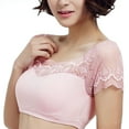thumbnail image 1 of ADDHAT Bralette Bra Sin Color Rosa Con Transpirable Y Elástico Para Running Y Yoga, 1 of 6