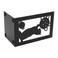 thumbnail image 3 of 4Pcs Metal Book Ends Orderly Storage Arbitrary Adjustment Smoother Edges Anti Static Bookends Decorative for Home School Cat Planet, 3 of 3