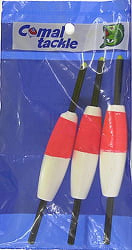 Comal Cigar Slip Stick Fishing Bobbers, 3-Pack