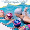 thumbnail image 3 of Cinturón de natación para niños, espuma EVA auxiliar para ejercicios acuáticos, ayuda para entrenamiento de natación, cinturón de flotación acuática para niños que nadan, 3 of 5
