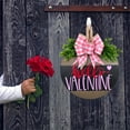 thumbnail image 4 of Valentine's Day Decorative Door Sign with Ribbon and Floral Accents Perfect for Home, Office or Party Decor, 4 of 5