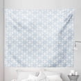 thumbnail image 1 of Geometrical Tapestry, Blue Abstract Asymmetrical Shapes in Recurring Design on Plain Background, Fabric Wall Hanging Decor for Bedroom Living Room Dorm, 5 Sizes, Pale Blue, by Ambesonne, 1 of 1