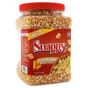 Snappy Yellow Mushroom Popcorn Kernels, 4 lb Resealable Jar, Non-GMO, for Machine or Stove