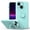 Lightcyan, variant on For iPhone 13 Mini Case, Slim Silicone | 360° Ring Holder Kickstand | Support Car Mount | Soft Gel Rubber Hybrid Bumper For iPhone 13 Mini Phone Cover for Girls Women,Lightcyan