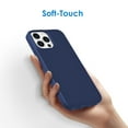 thumbnail image 4 of JETech Silicone Case Compatible with iPhone 13 Pro Max 6.7-Inch, Silky-Soft Touch Full-Body Protective Phone Case, Shockproof Cover with Microfiber Lining (Navy), 4 of 7