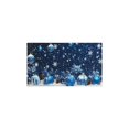 thumbnail image 2 of Kitchen Mat Set of 2 Non Slip Kitchen Mats for Floor,Winter Snowflake Ball Christmas Pine Branches Kitchen Floor Mats for Bathroom,Room Bedroom (47x17+30x17in), 2 of 7