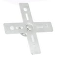 thumbnail image 2 of Unique Bargains Cross Design Base Metal Ceiling Fan Fixture Mount Hook Hanger Holder 34mm Height, 2 of 2