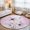 Pink, Lavender, Mauve, Lilac, variant on 3'x5' Area Rugs, Teal Spring Floral Indoor Outdoor Area Rug for Living Room Bedroom, Vintage Luxury Botanical Washable Bathroom Rugs Kitchen Floor Carpet Mats Home Decor Aesthetic