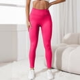 thumbnail image 5 of UngA 3D Gym Leggings for Women, Butt Lift and Tummy Control High Waisted Shaping Pants, Skin-Friendly & Breathable No Curling Lift Pants Workout Women's Leggings Hot Pink,L, 5 of 5