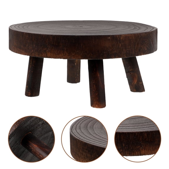RENACLIPY Rustic Wooden Coffee Stool for Home and Garden, Seating Furniture for Indoor and Outdoor Decor