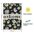 thumbnail image 5 of Spring Summer Multicolored Flower Leaves Garden Flag 28x40 Inch Double Side for Outdoor Courtyard Garden Decor Flowers Welcome Holiday Flag for Outside Decoration, 5 of 6